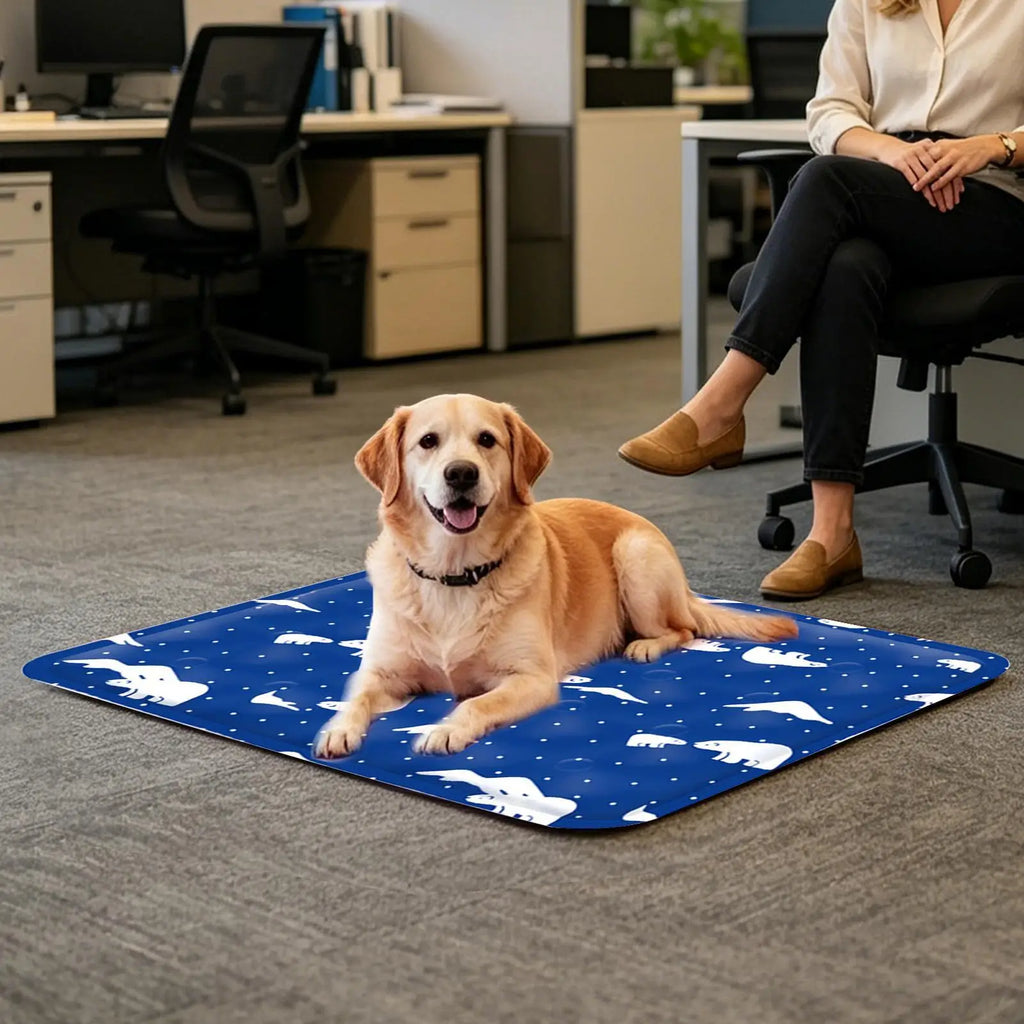 Pet Cooling Mat for Dogs & Cats – Gel Ice Pad Summer Bed