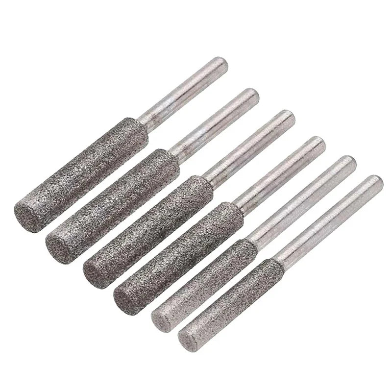8-Piece Titanium Diamond Chainsaw Sharpener Bits 4/4.8/5.5mm
