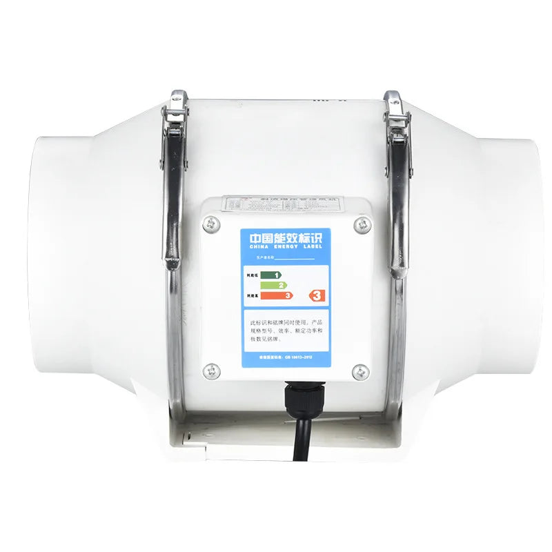 8-Inch 220V Inline Duct Fan – Silent Kitchen & Bathroom Exhaust