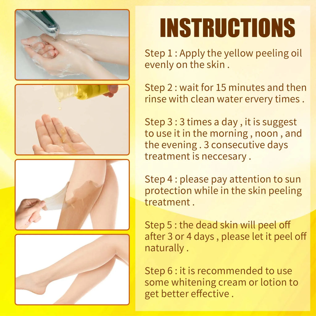Jaysuing Yellow Peeling Oil – Dark Spot & Brightening 30ml