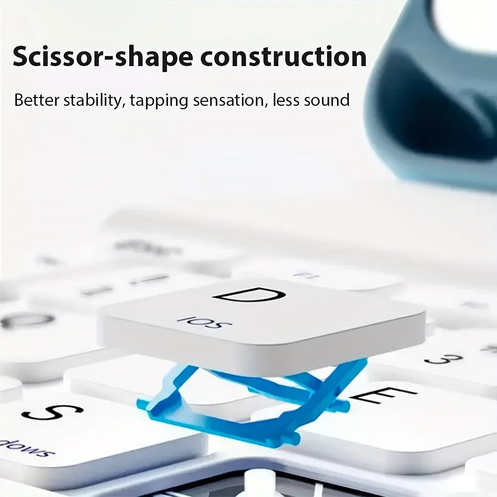 Ultra-thin Wireless Keyboard 10-inch Bluetooth-compatible Type-c