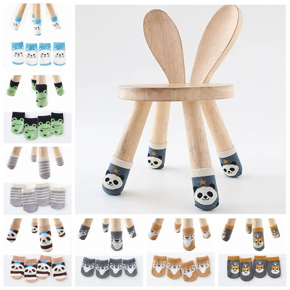 Elastic Table Legs Socks Furniture Protectors Covers Non-slip Knitted