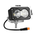 20W LED Bike Headlight 6500K Waterproof – E-Bike & ATV
