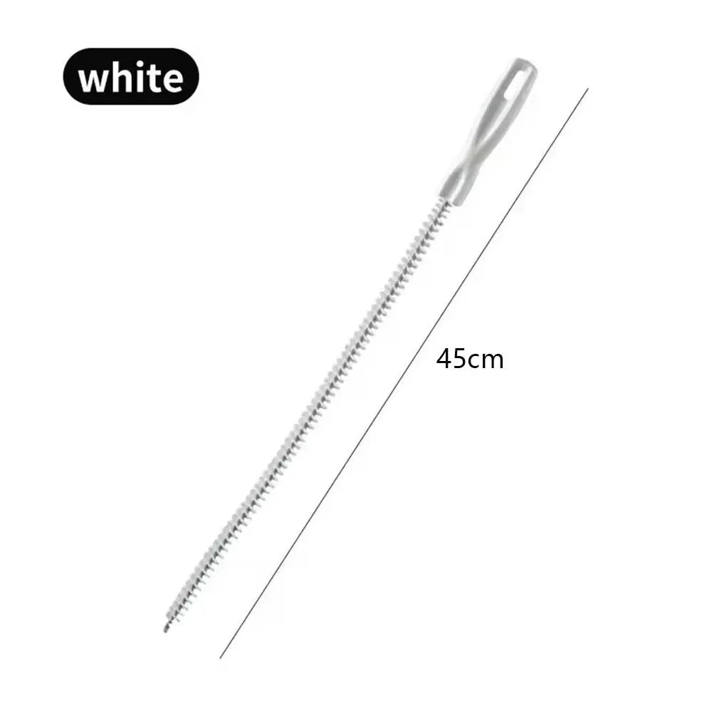 Household Cleaning Nylon Sewer Brush Flexible Metal Pipeline Tools