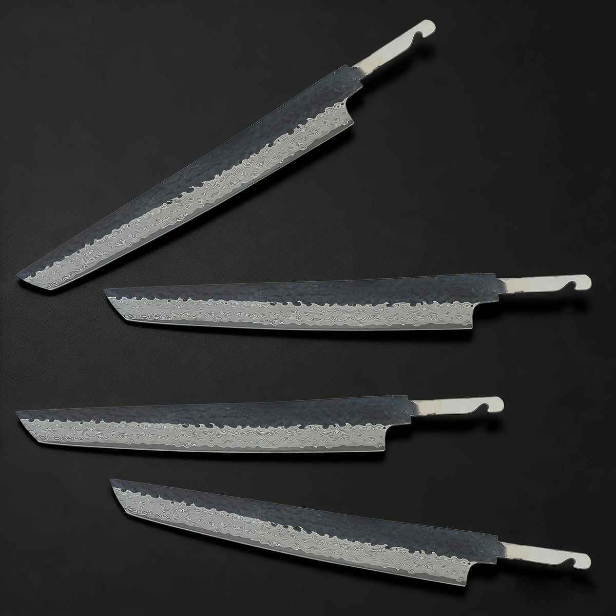 67-Layer Damascus Steel Sashimi Knife Blank Blade DIY Kit