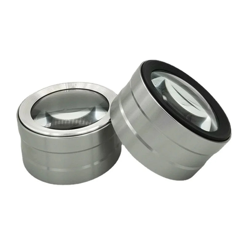 3Led 5X Magnifying Glass Optical Lens Loupe Magnifier Handheld Coin