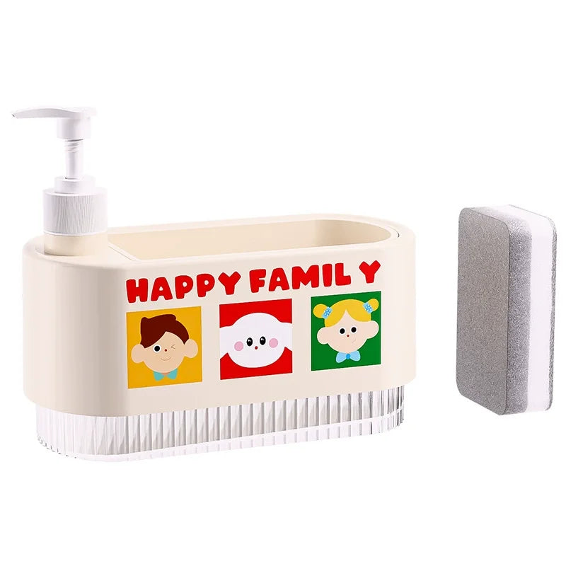 Kitchen Soap Dispenser & Sponge Holder – Sink Organizer