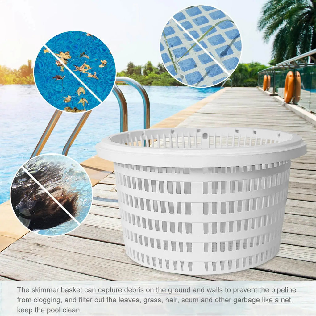 Pool Skimmer Filter Basket – Leaf & Debris Strainer