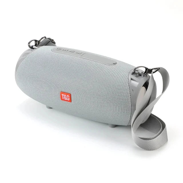 T&G Portable Bluetooth 5.3 Speaker – Waterproof, FM & Subwoofer