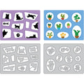 Wacky Windows Metal Cutting Dies – Animal & Plant Frame Stencils
