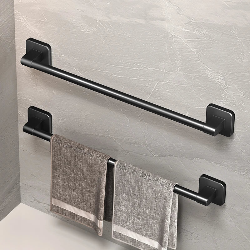 No-Drill Self-Adhesive Towel Bar | Aluminum Towel Rack