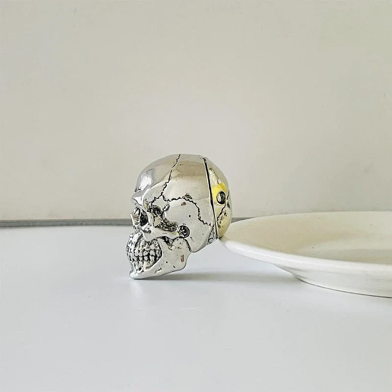 Metal Skull Motorcycle Key Cover – Universal Alloy Key Cap