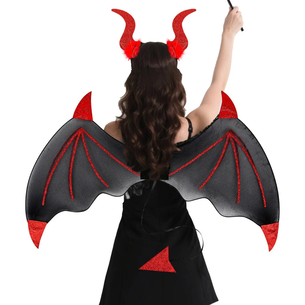 Arrival Halloween Party Devil Headband Magic Wand Performance Props