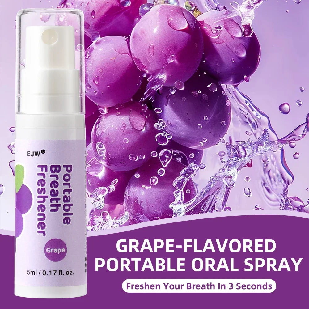 EJW Probiotic Oral Breath Spray – Mint, Peach & Grape Combo