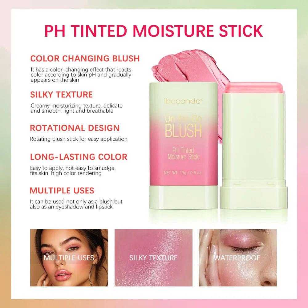 ibcccndc 3-in-1 Temperature Change Blush & Contour Stick