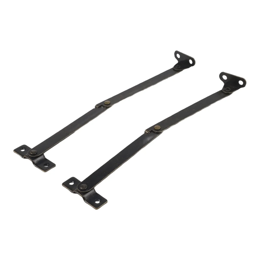 2pcs Antique Bronze Lid Support Hinges | Jewelry Box & Chest