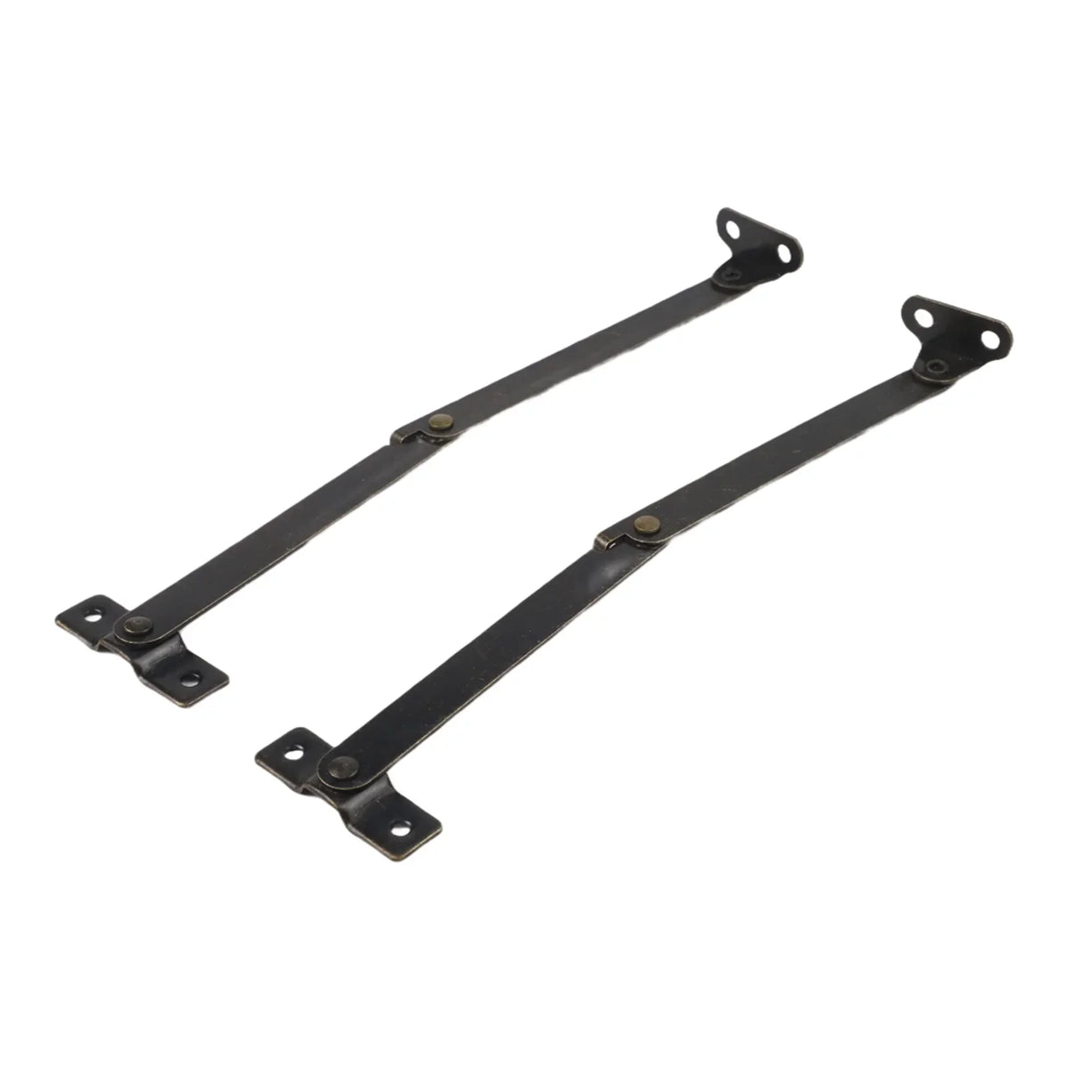 2pcs Antique Bronze Lid Support Hinges | Jewelry Box & Chest