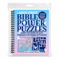 Large-print Bible Power Puzzles A5 Spiral Activity Book 500