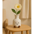 Cute Smiling Face Vase Creative Decorative Item Home Living Room
