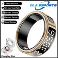 R11C Smart Ring Men Women LED Display Screen Health Heart Rate Blood