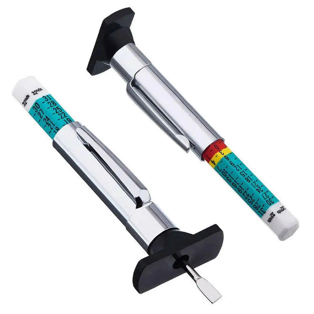 Universal Tire Tread Depth Gauge Tool for Safe Driving