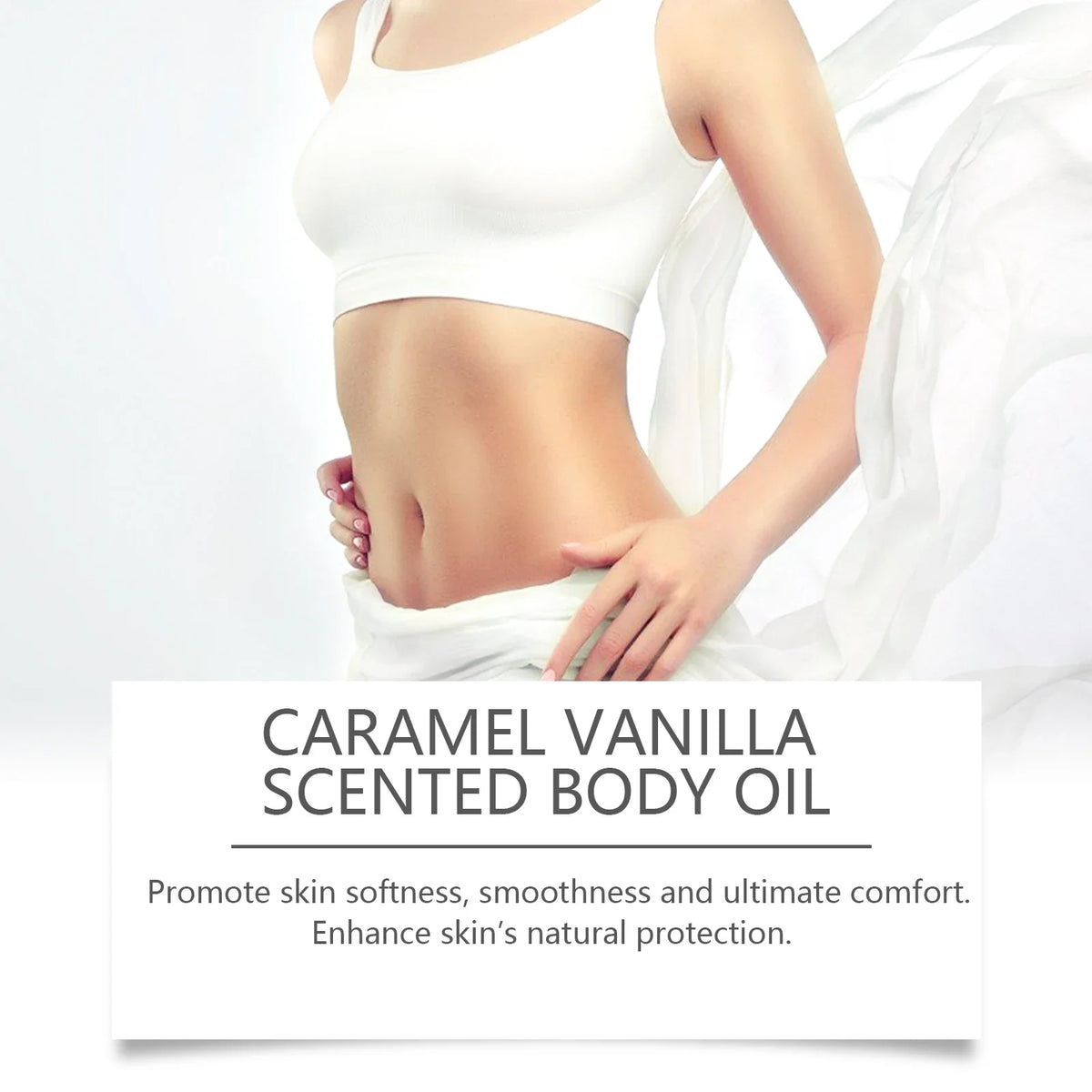 Jaysuing Caramel Vanilla Body Oil – Moisturize & Firm Skin