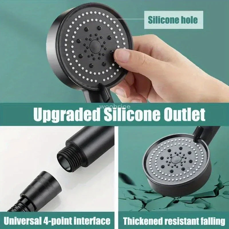 5-Mode High-Pressure Handheld Shower Head | Water-Saving