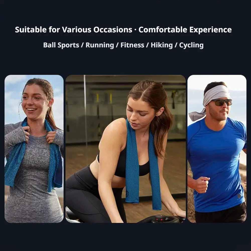 Cooling Towel with Case – Quick-Dry Microfiber Sport Towel