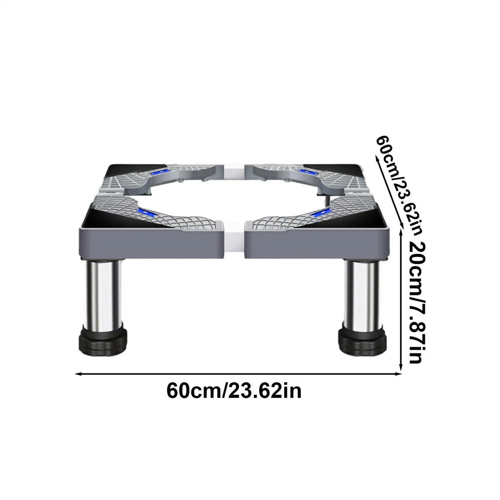 Stainless Steel Washing Machine & Dryer Pedestal Stand – 4 Feet