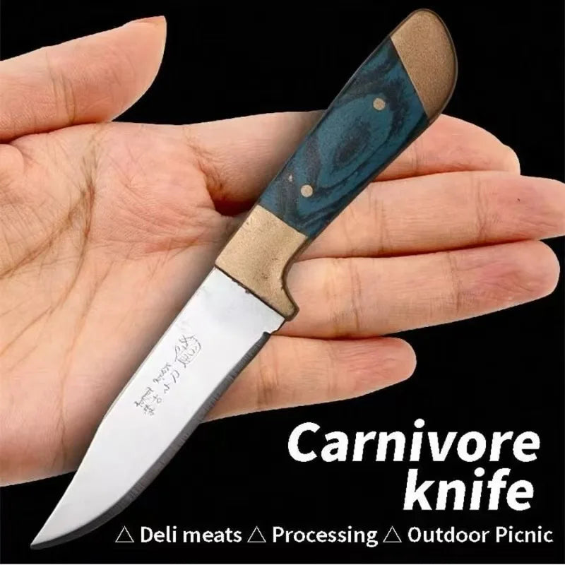 Mini Portable Fruit & Steak Knife with Sheath | BBQ Multi-Use