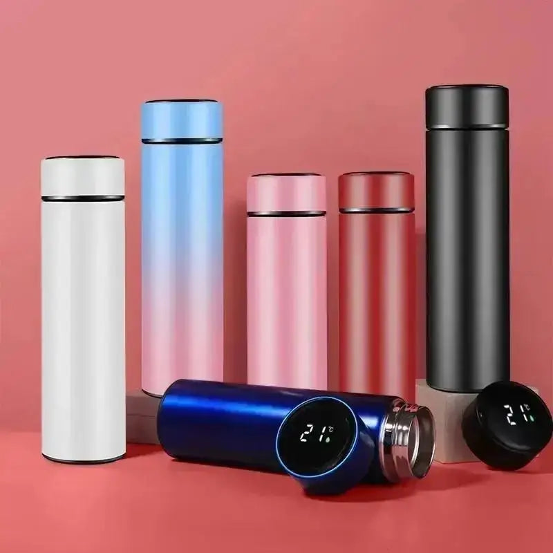 500ml Smart Vacuum Flask – LCD Temp Display Thermos Bottle