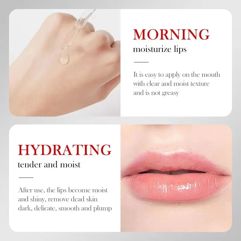 SADOER Lip Plumping Serum Oil – Hyaluronic Acid Moisturizer