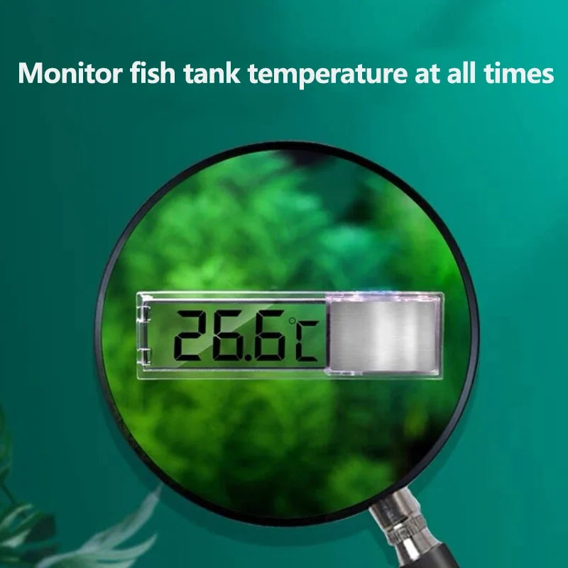 Aquarium Thermometer 3D Digital LED Electronic Fish Tank Temperature