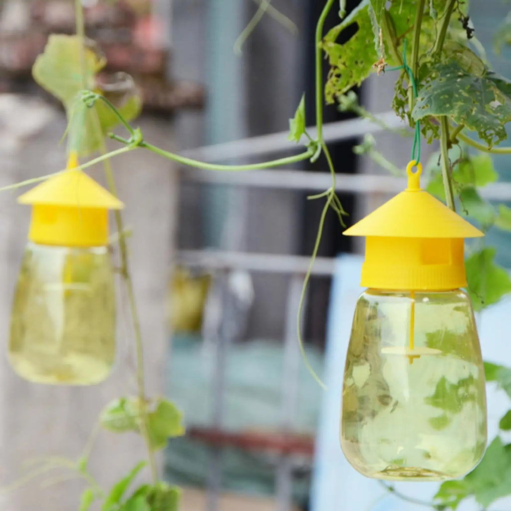KITPIPI Yellow Fruit Fly Trap – Outdoor Garden Insect Catcher
