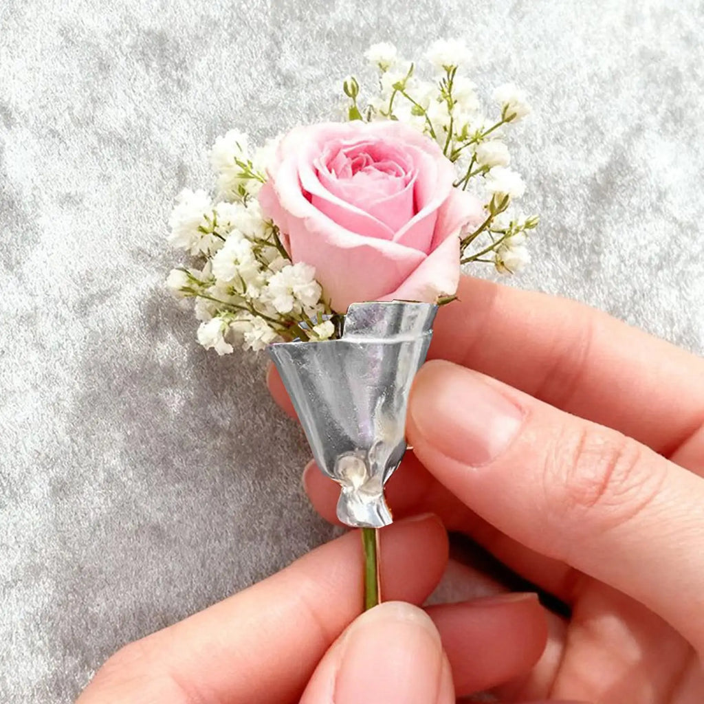 Flower Brooch Lapel Pin – Wearable Bouquet Clip for Women