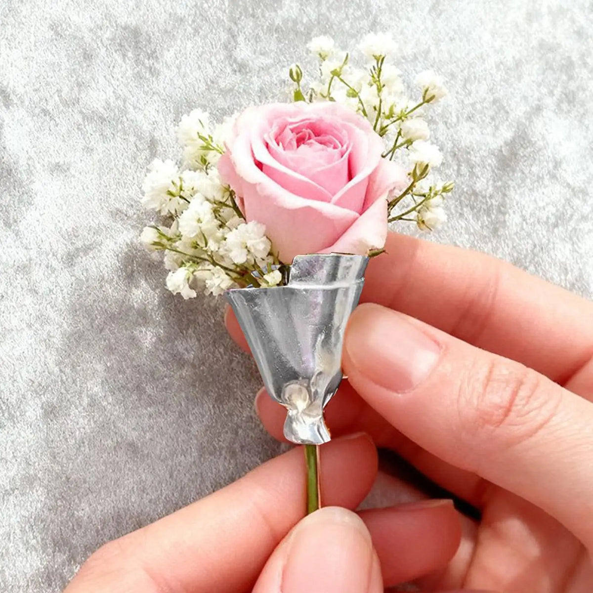Flower Brooch Lapel Pin – Wearable Bouquet Clip for Women