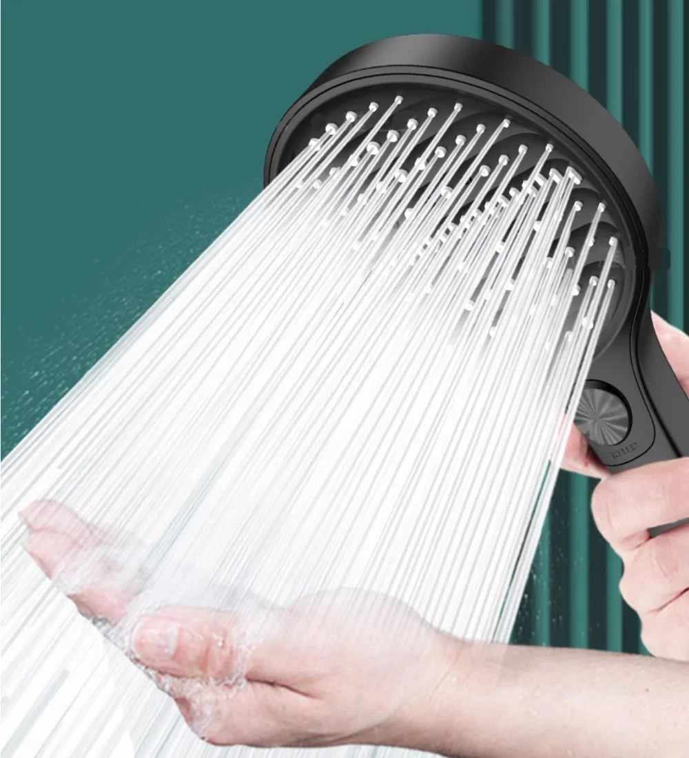 High Pressure 13.5cm Shower Head | 4 Modes Water Saving
