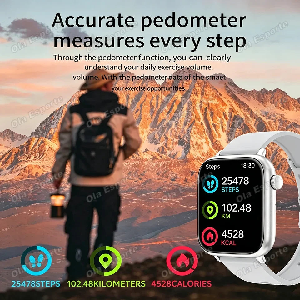 Ola Esporte 1.85" Smart Watch | Bluetooth Call, Heart Rate, SpO2