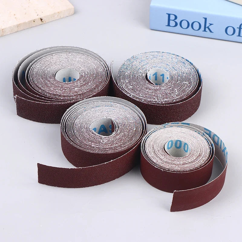 1-Inch Emery Cloth Roll – Wood, Metal & Car Detailing Sandpaper