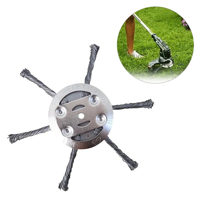 Steel Wire Grass Trimmer Head – Weed Remover Replacement