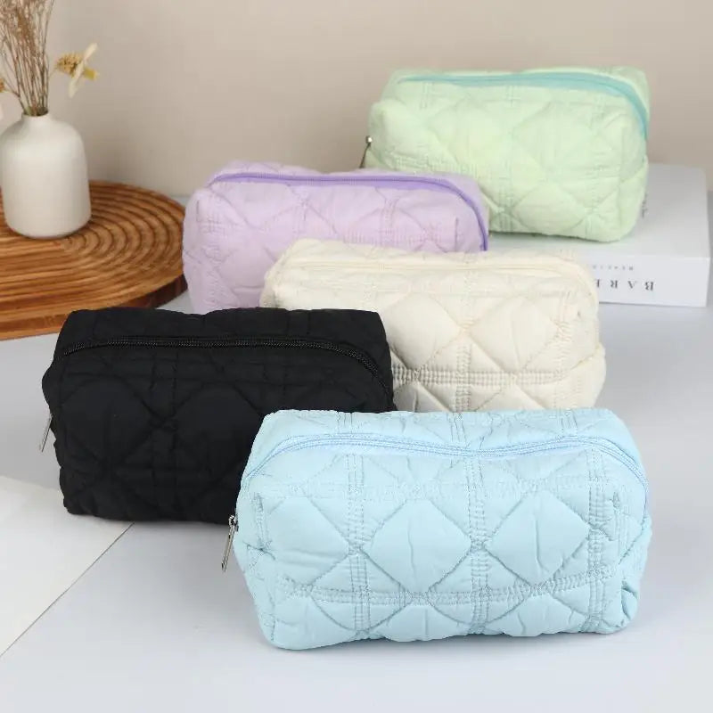 Octagonal Cosmetic Bag – Cute Waterproof Travel Toiletry Pouch