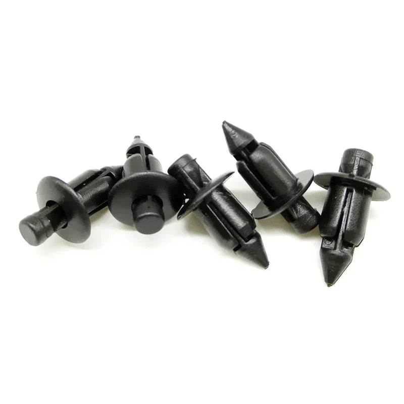 100Pcs Plastic Fairing Panel Fastener Clips – Honda Suzuki Kawasaki