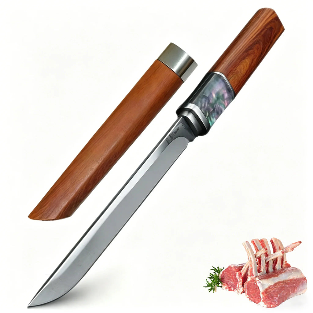 Japanese-Style Kitchen Knife | Sharp Stainless Steel, Non-Slip