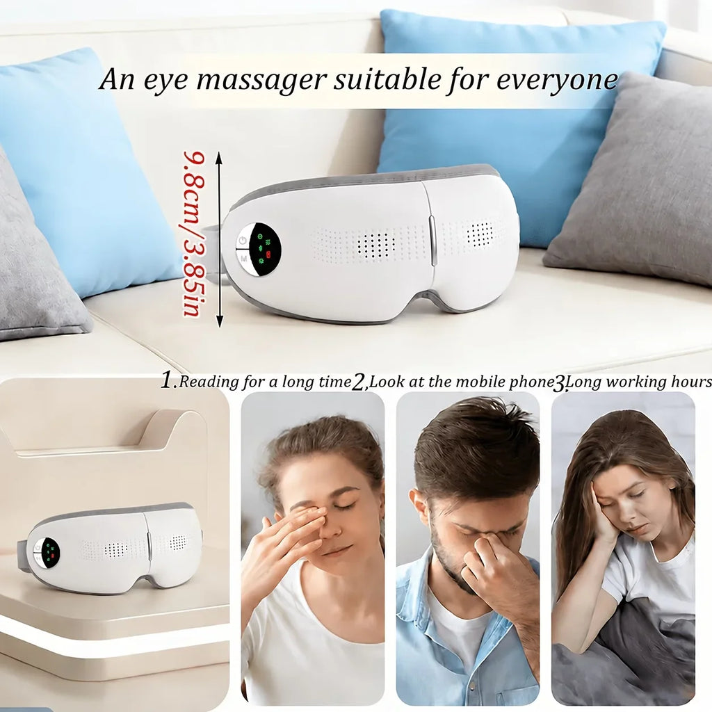 Vibrating Eye Massager Mask | 3 Modes & Acupoint Therapy
