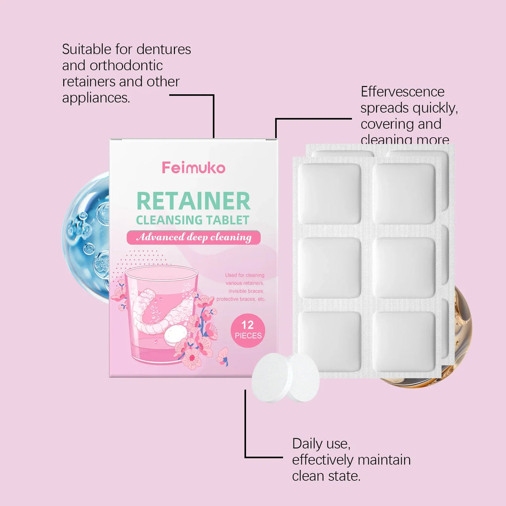 Denture Cleaning Effervescent Tablets – Deep Clean & Fresh