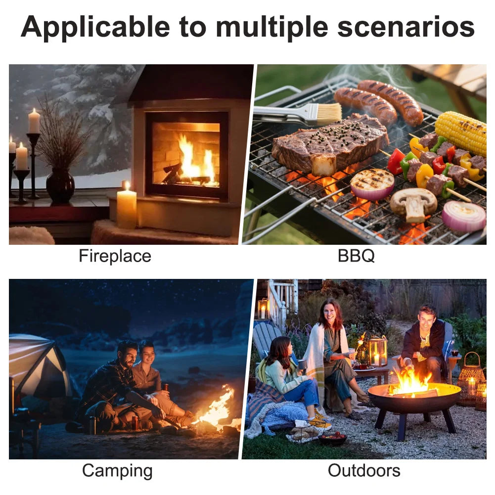 Wax-Infused Hemp Rope Fire Starters Kit | 4pc Weatherproof