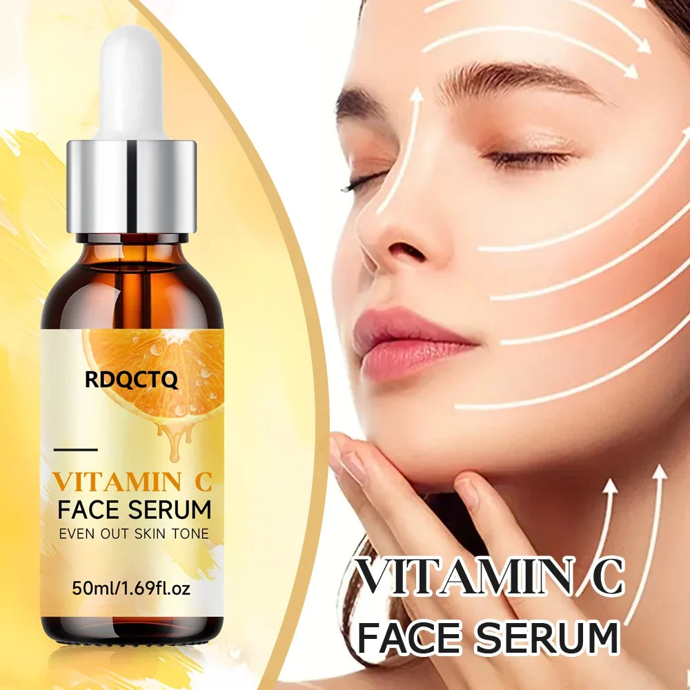 RDQCTQ Vitamin C Brightening Serum – Dark Spot Face Essence