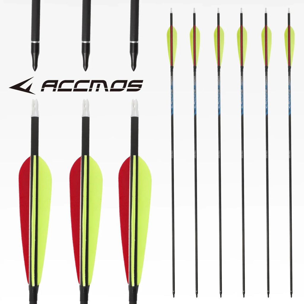 ACCMOS ID6 Carbon Arrow Spine 250-800 Outdoor Practice Field Recurve