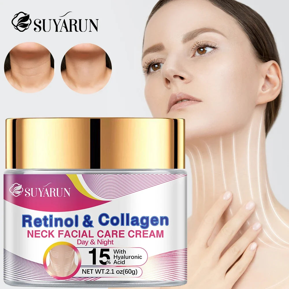 SUYARUN Retinol Collagen Face & Neck Firming Cream | Glass Jar