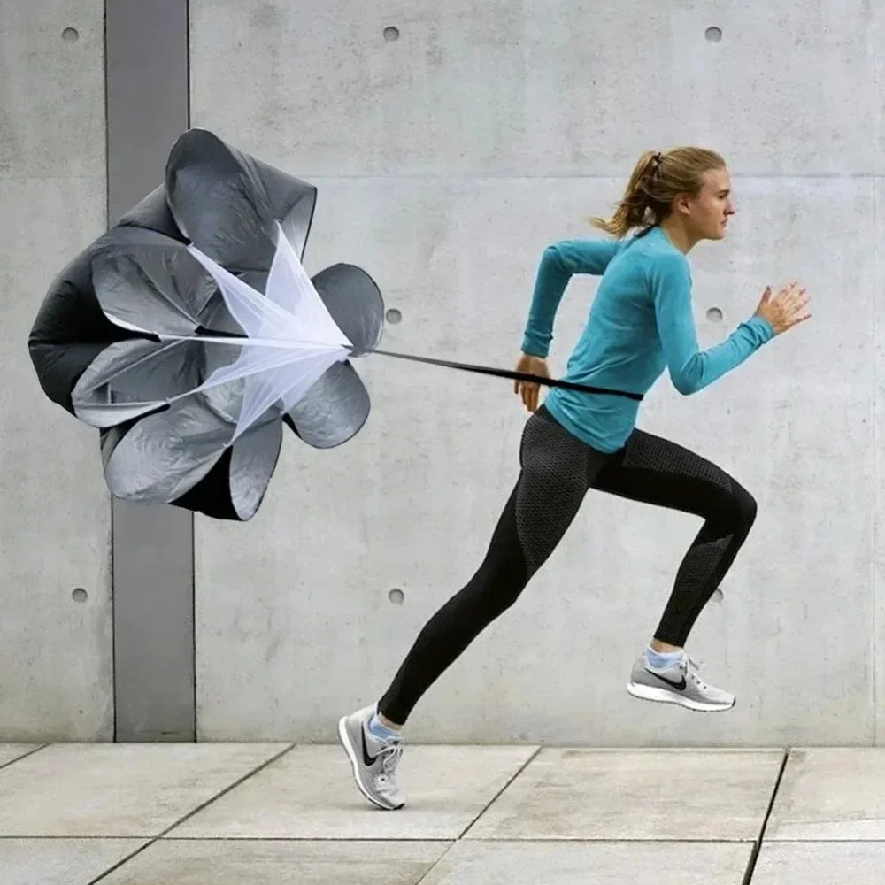 Adjustable Speed Parachute Agility Training Umbrella Football Soccer
